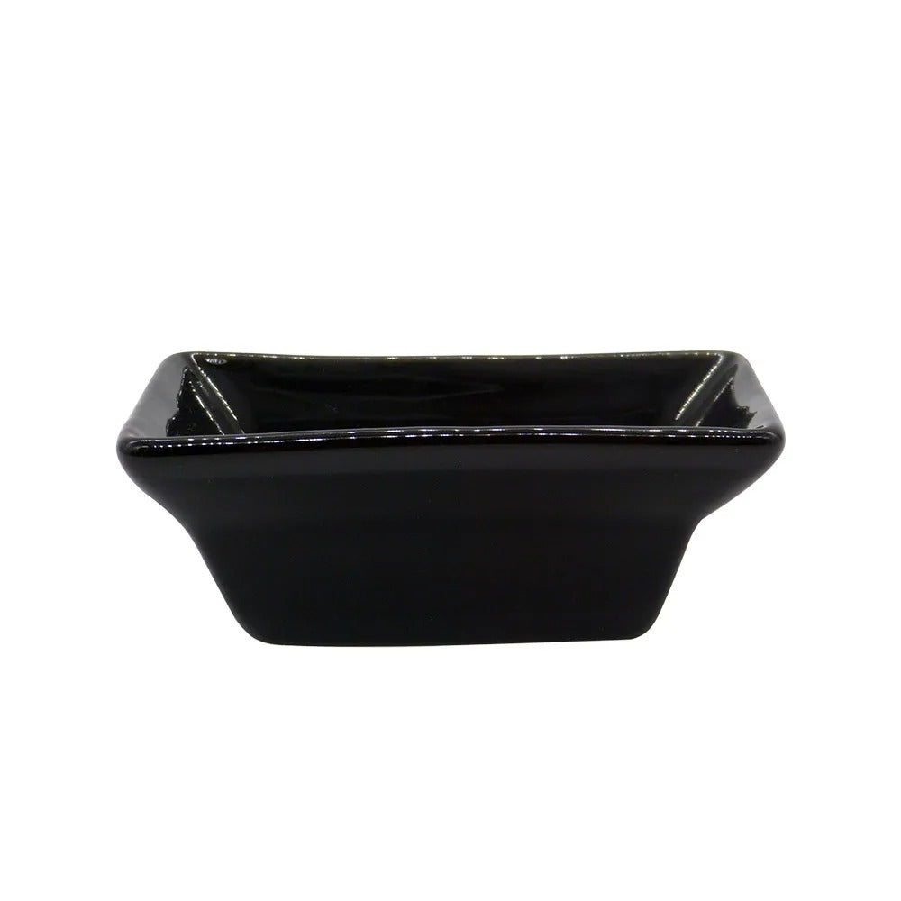 Porta Shoyu Retangular Preto 9x6x3cm Scalla