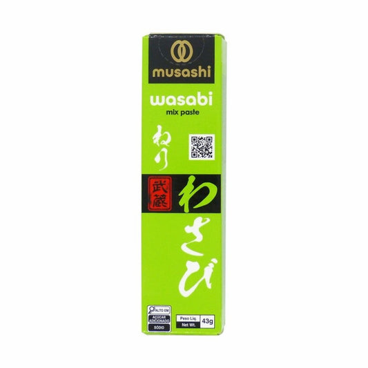 Pasta de Wasabi Musashi 43g para Sushi e Sashimi