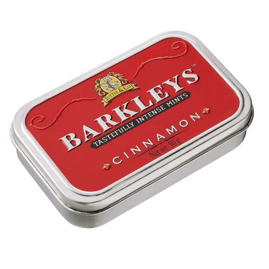 Pastilha Barkleys Cinnamon 50g em Lata Colecionável