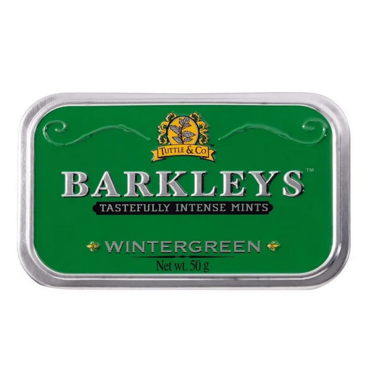 Pastilha Barkleys Wintergreen Eucalipto 50g em Lata Colecionável