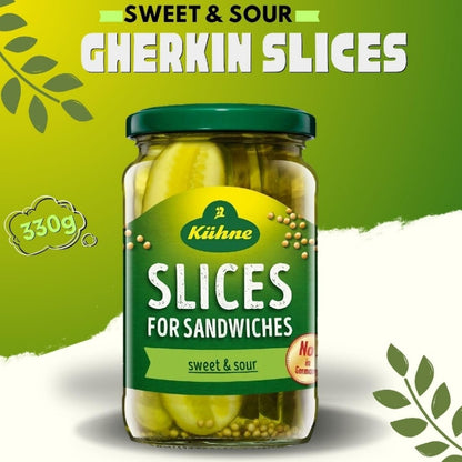 Pepino Fatiado em Conserva 330g Kühne