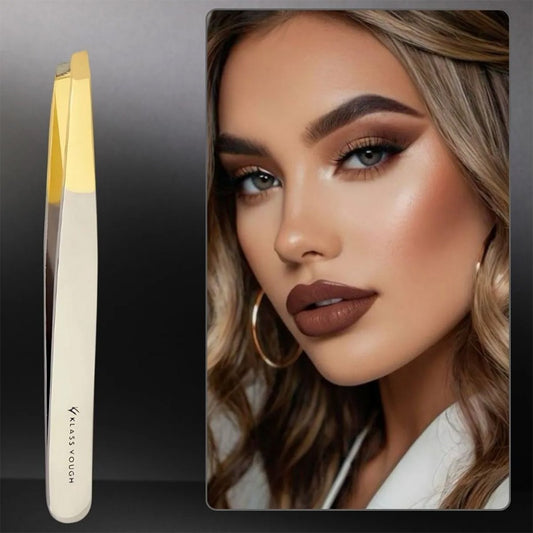 Pinça Profissional Ponta Dourada Chanfrada Tw043hg Klass Vough