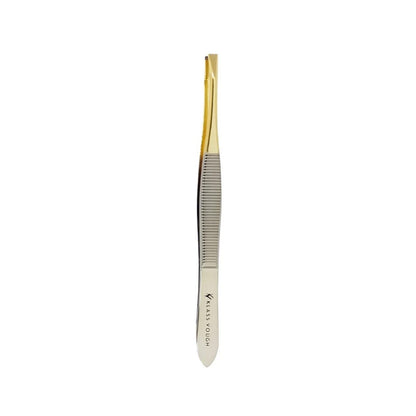 Pinça Profissional Ponta Dourada Reta Tw008chg Klass Vough