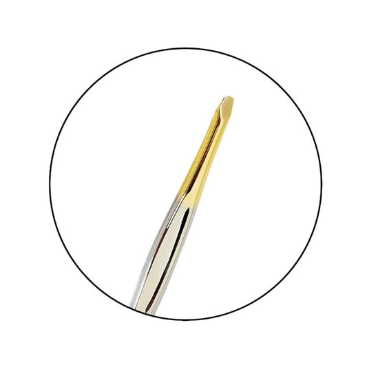 Pinça Profissional Ponta Dourada Reta Tw195ahg Klass Vough