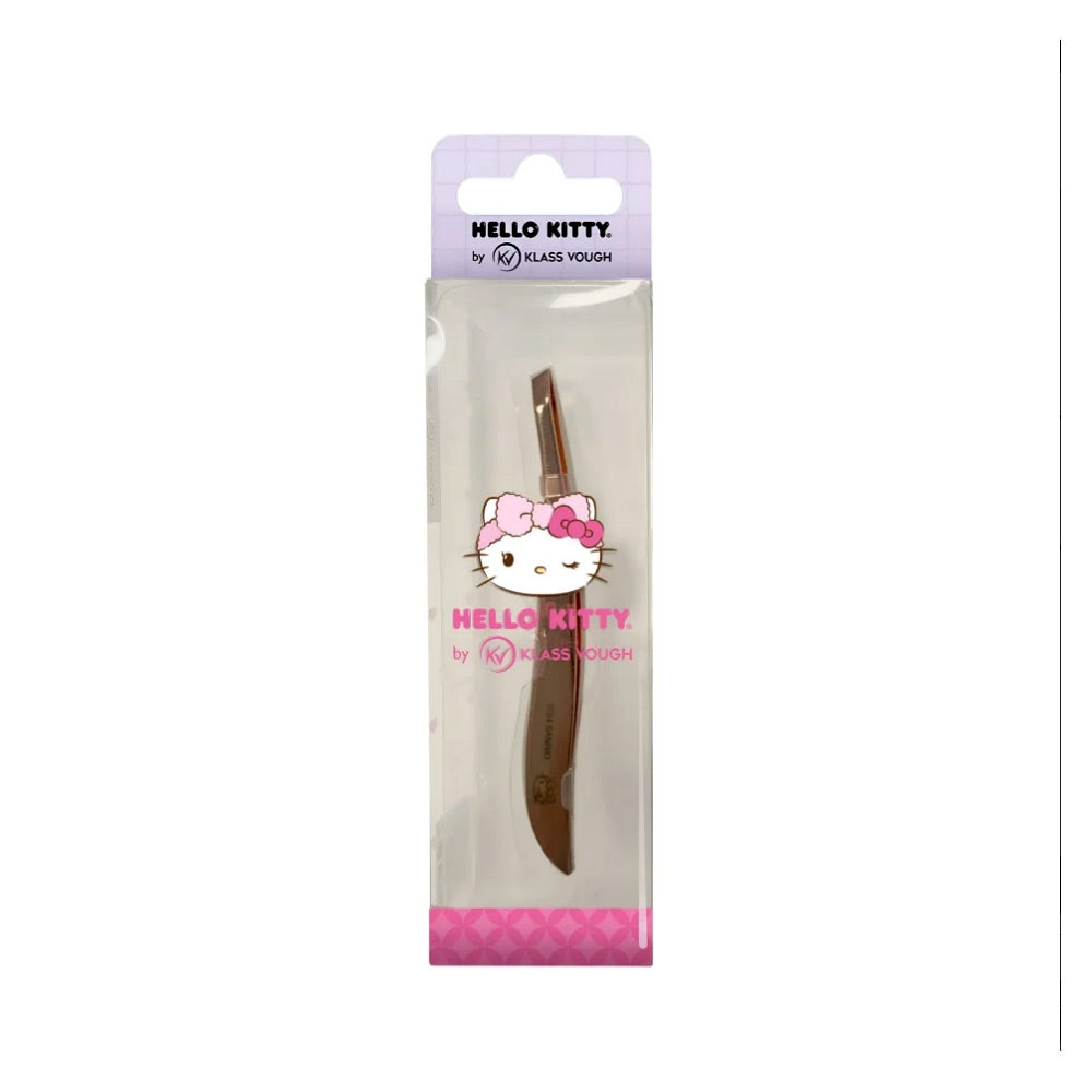Pinça Rosé Gold Hello Kitty Chanfrada Klass Vough