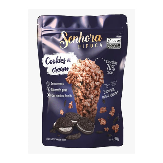 Pipoca Cookies Cream 90g Senhora Pipoca