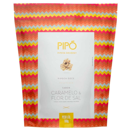 Pipoca Doce sabor Caramelo e Flor de Sal 90g Pipó