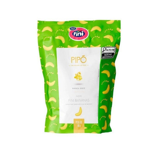 Pipoca Doce sabor Fini Bananas 80g Pipó