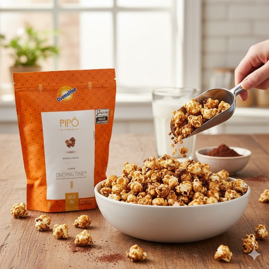 Pipoca Doce sabor Ovomaltine 90g Pipó