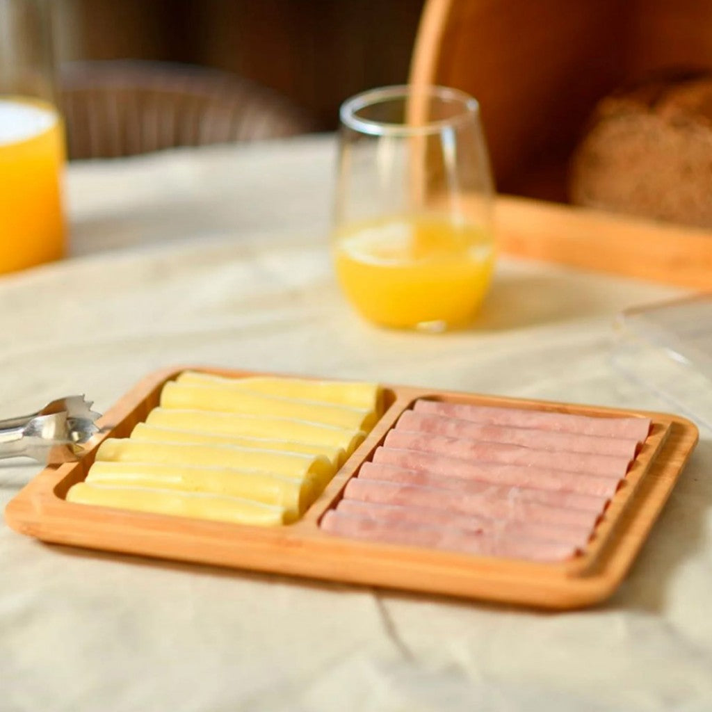 Porta Frios Duplo de Bambu OU