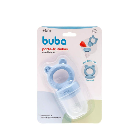Porta Frutinhas em Silicone Ursinho Azul Buba