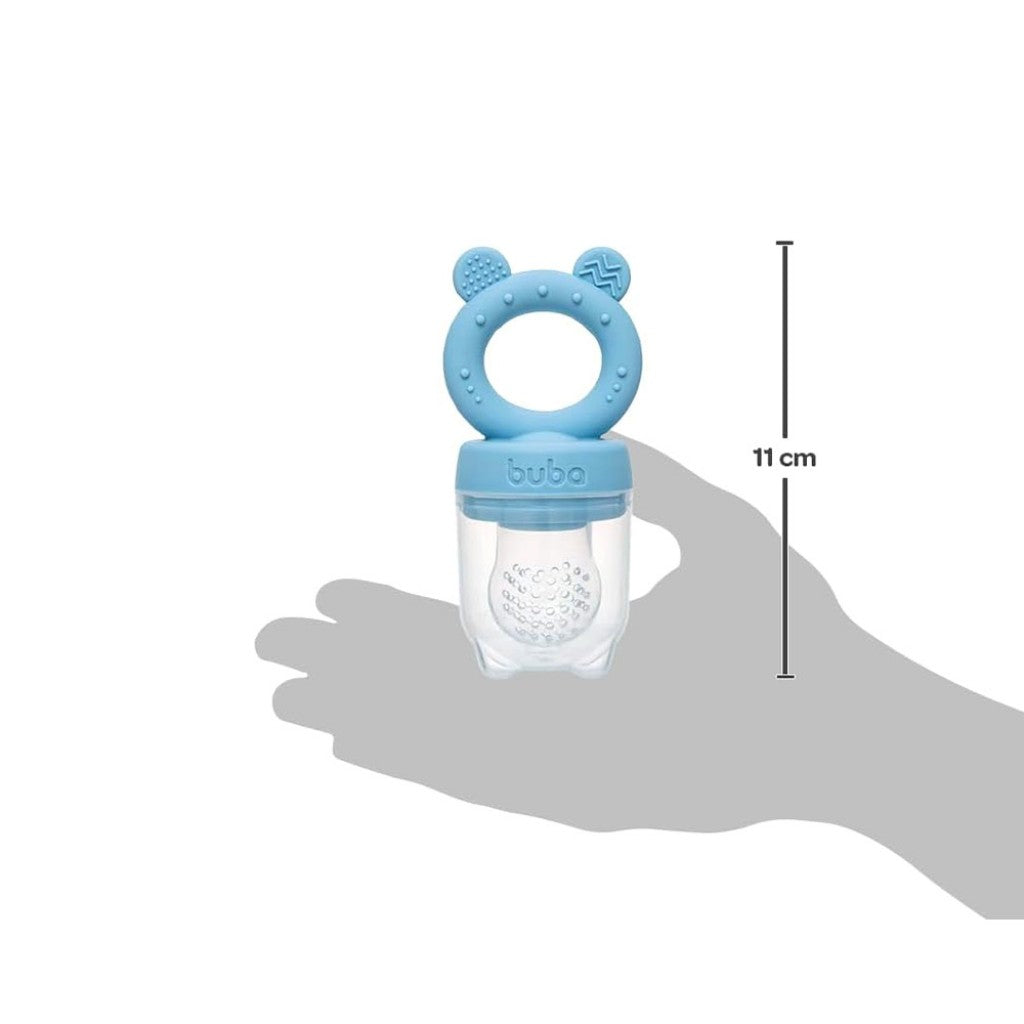 Porta Frutinhas em Silicone Ursinho Azul Buba