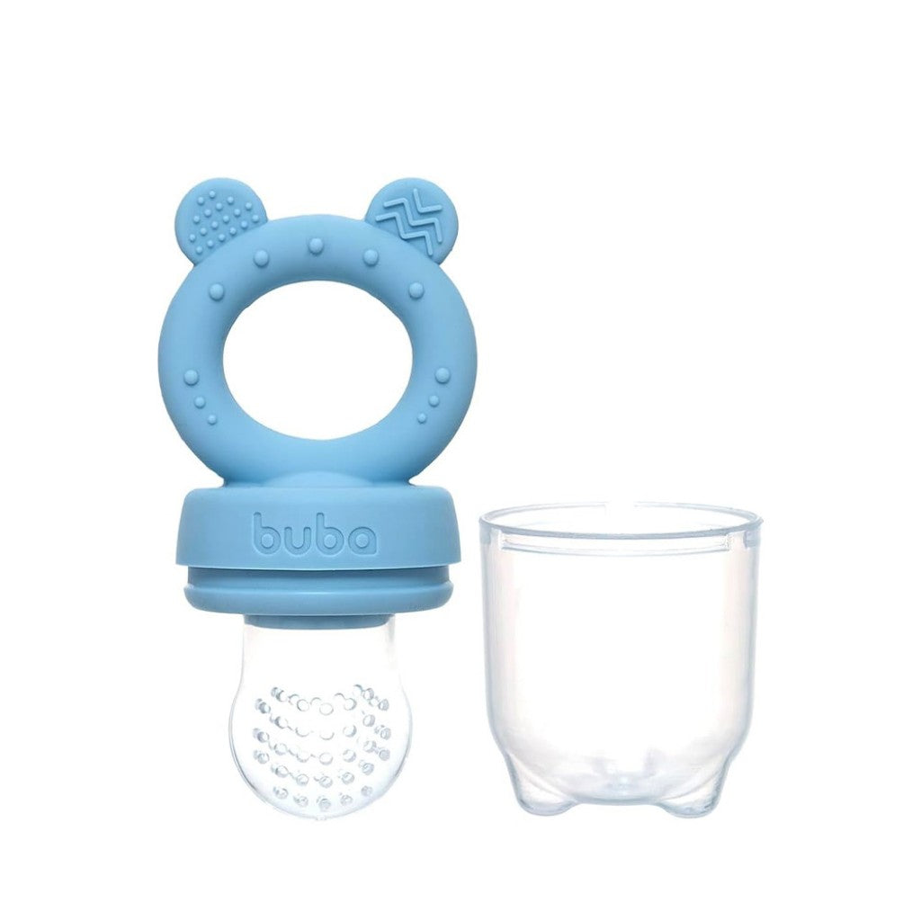 Porta Frutinhas em Silicone Ursinho Azul Buba