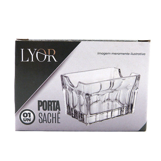 Porta Sache de Vidro Faces 6,5x5cm