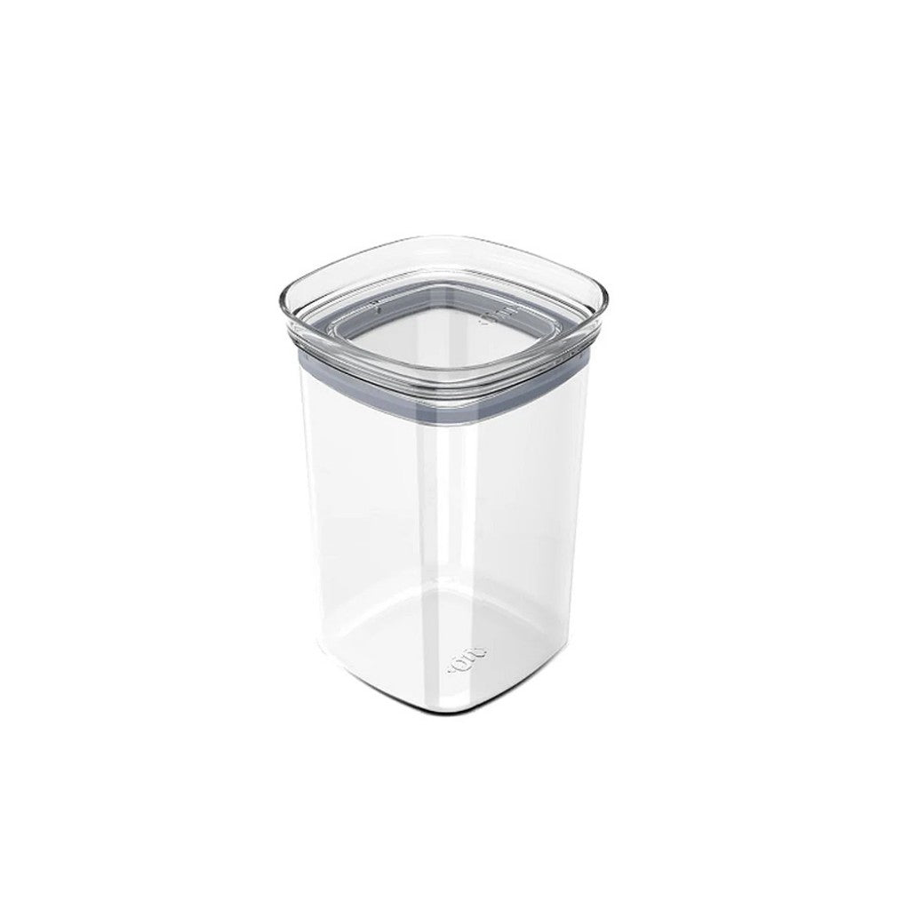 Pote Hermetico Acrilico Quadrado 1L Ou