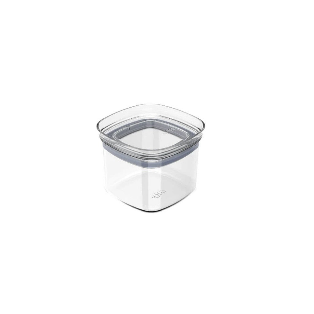 Pote Hermetico Acrilico Quadrado 450ml Ou