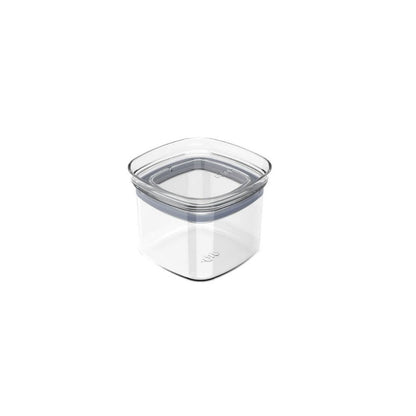 Pote Hermético Acrílico Quadrado 450ml Organizador Block Transparente