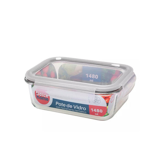 Pote Hermético de Vidro 1480ml - Dolce Home