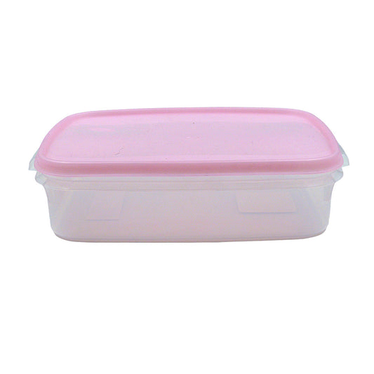 Pote de Plástico com Tampa Rosa 1,7L