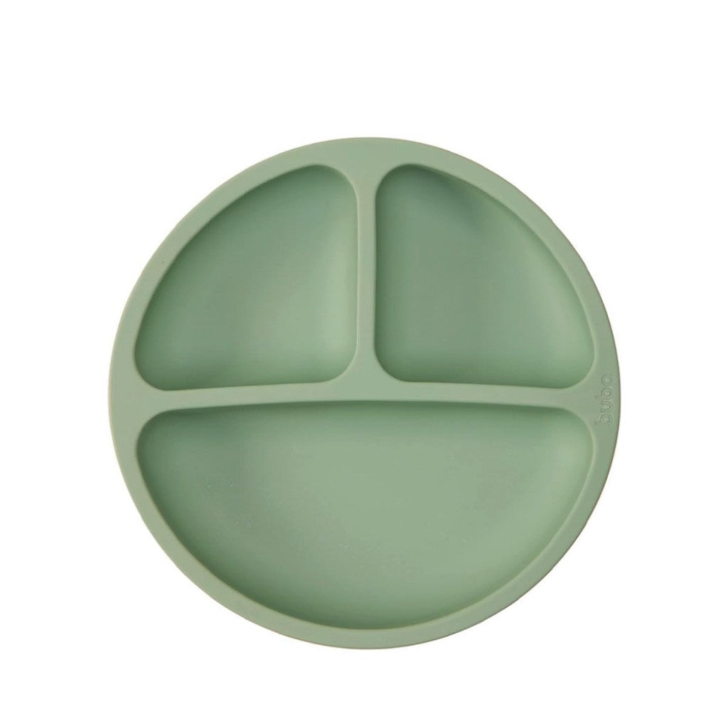 Pratinho em Silicone com Ventosa Verde Buba