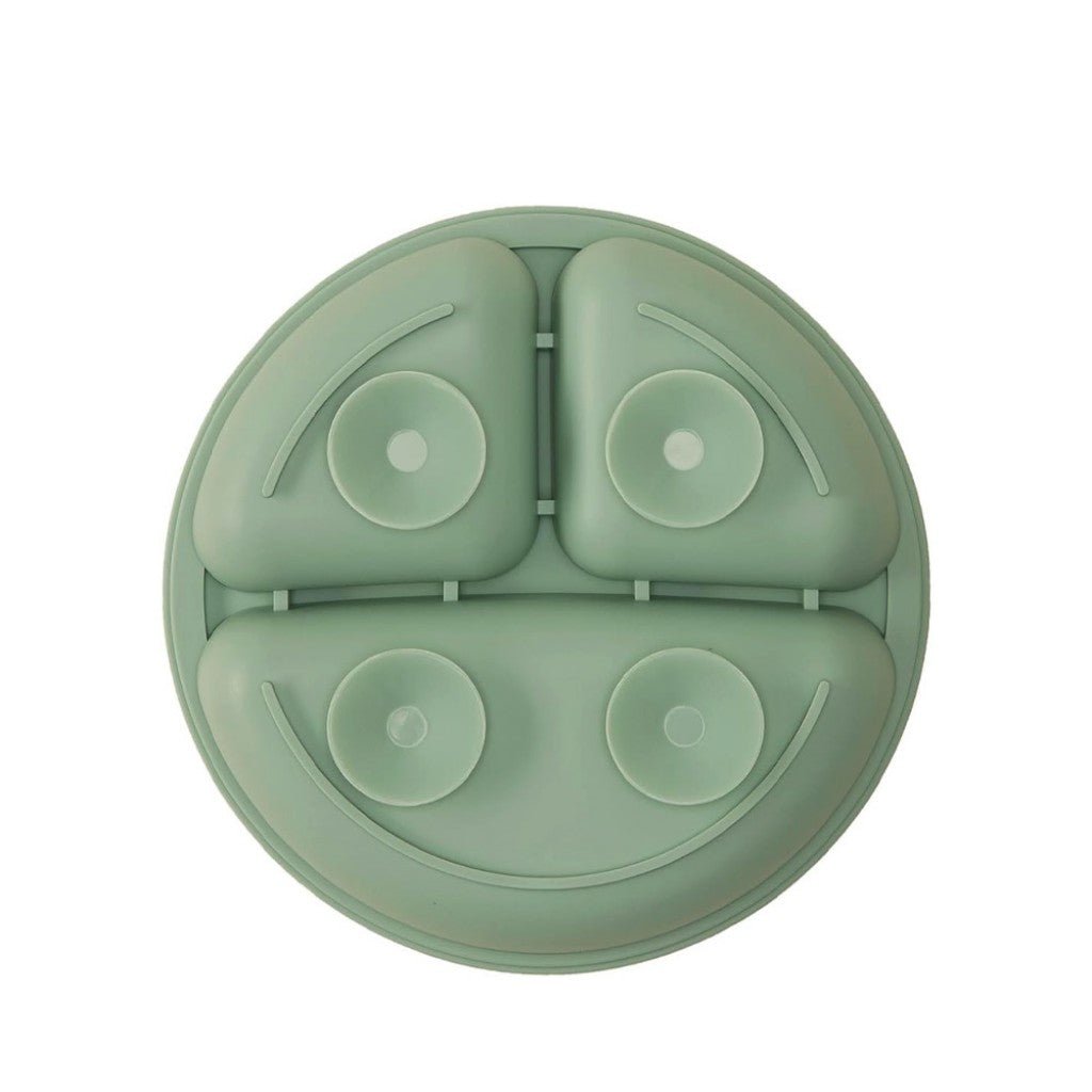 Pratinho em Silicone com Ventosa Verde Buba
