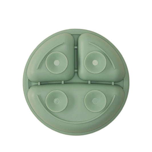 Pratinho em Silicone com Ventosa Verde Buba