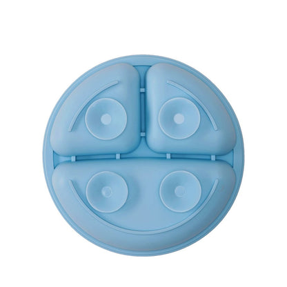 Pratinho em Silicone com Ventosa Azul Buba