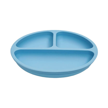 Pratinho em Silicone com Ventosa Azul Buba