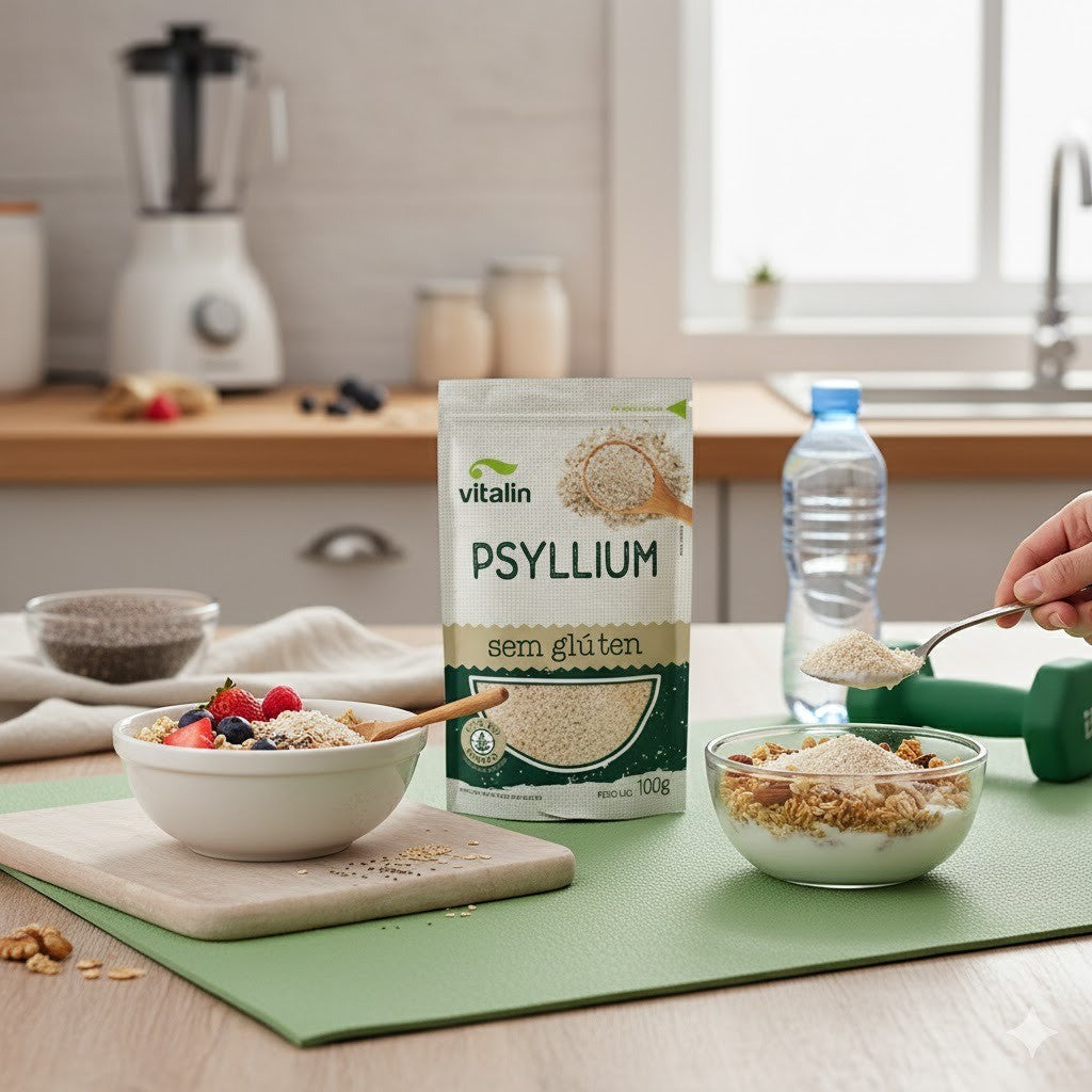 Psyllium Sem Glúten 100g Vitalin