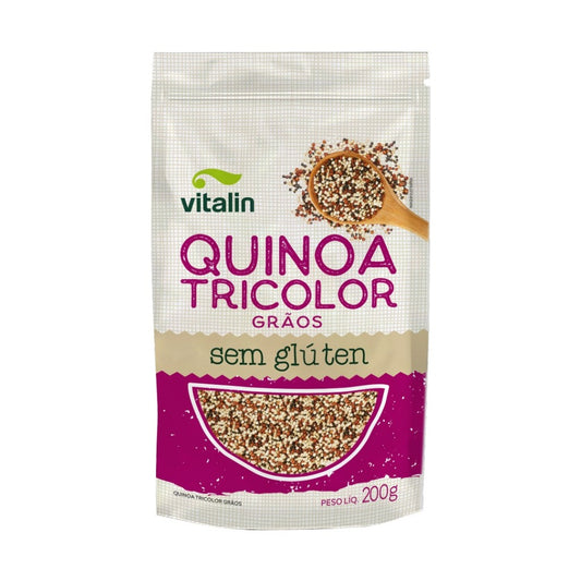 Quinoa Tricolor em Grãos Sem Glúten 200g Vitalin