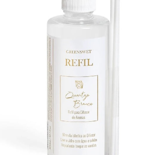 Refil Difusor Quartzo Branco 300ml Greenswet