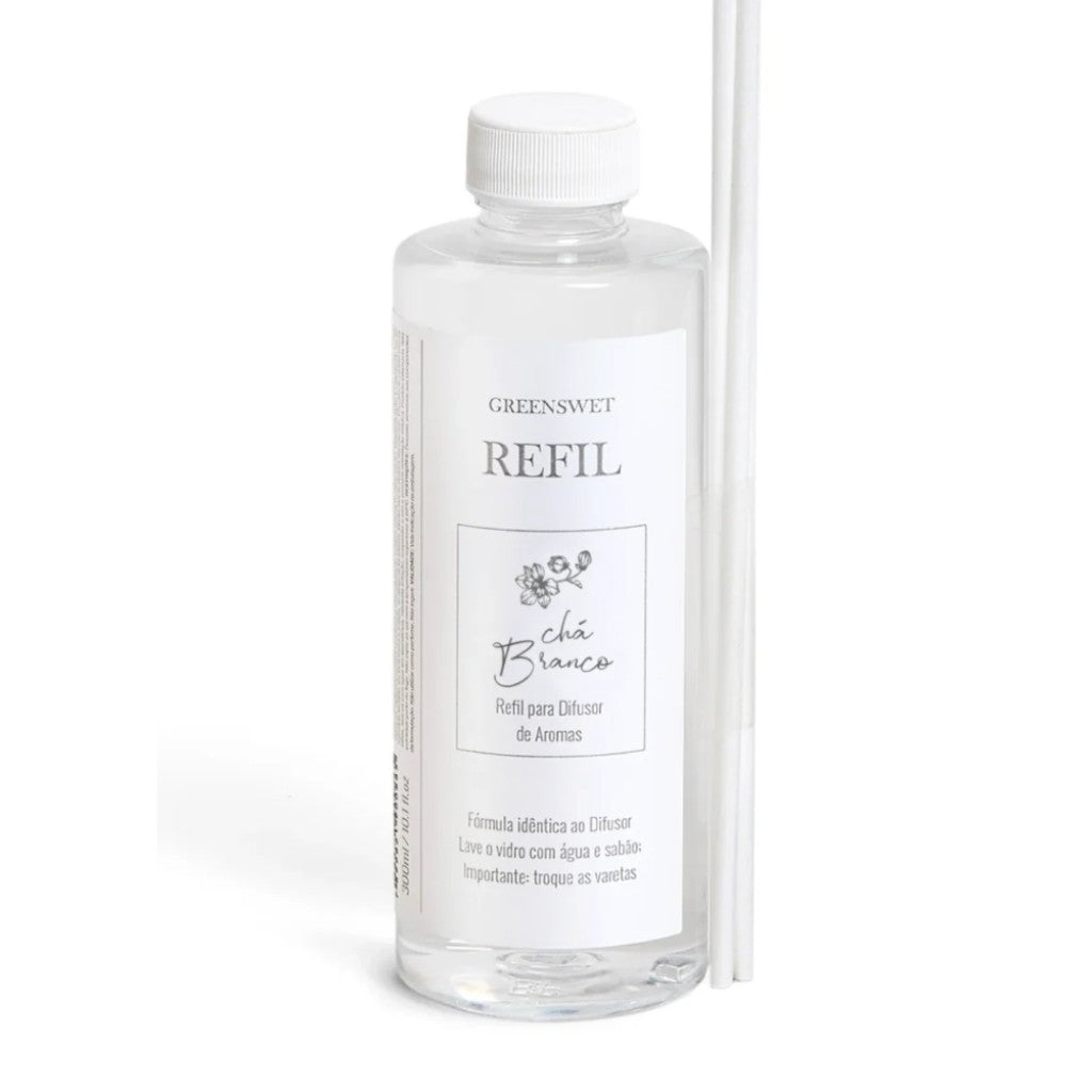 Refil para Difusor de Aromas Chá Branco 300ml Greenswet