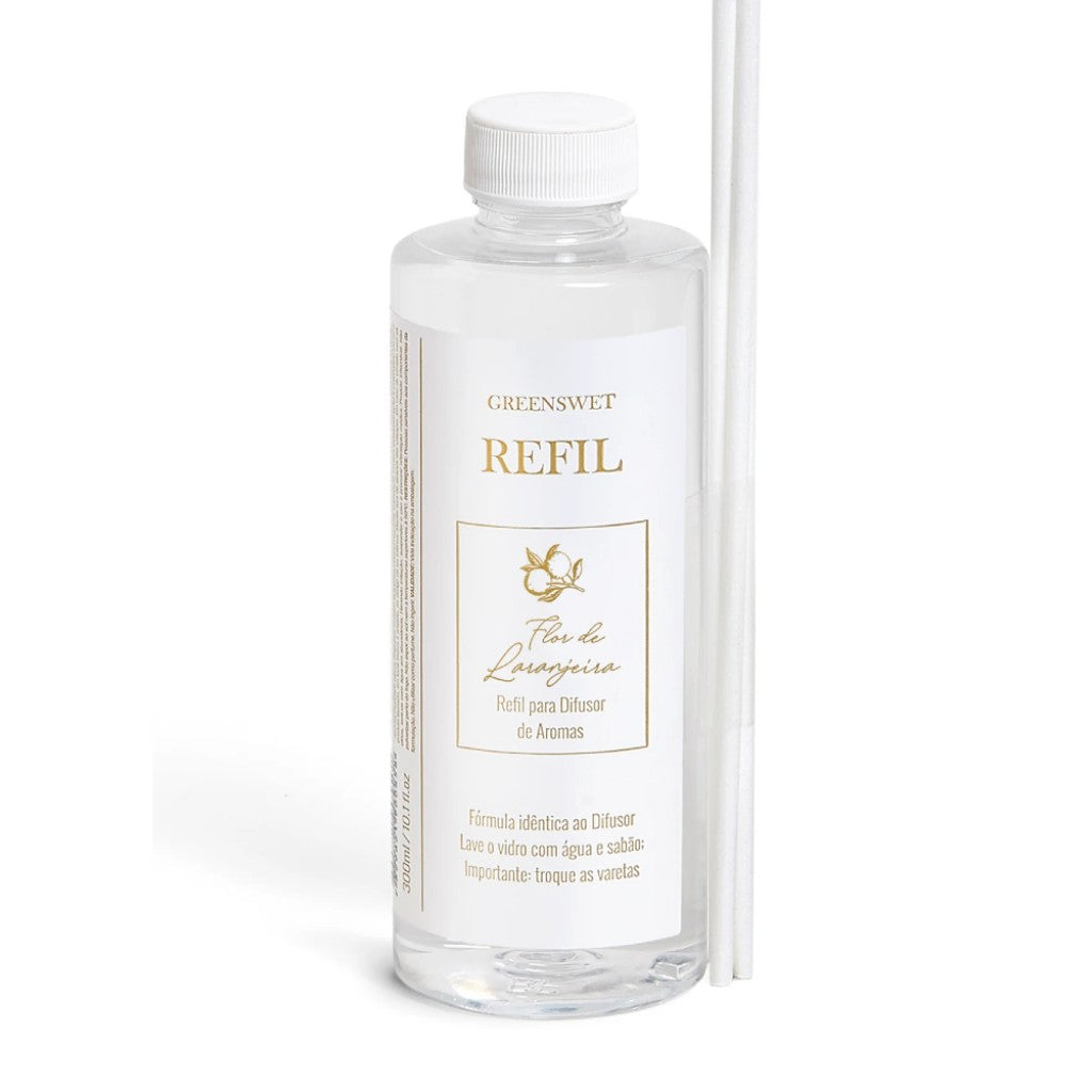 Refil para Difusor de Aromas Flor de Laranjeira 300ml Greenswet