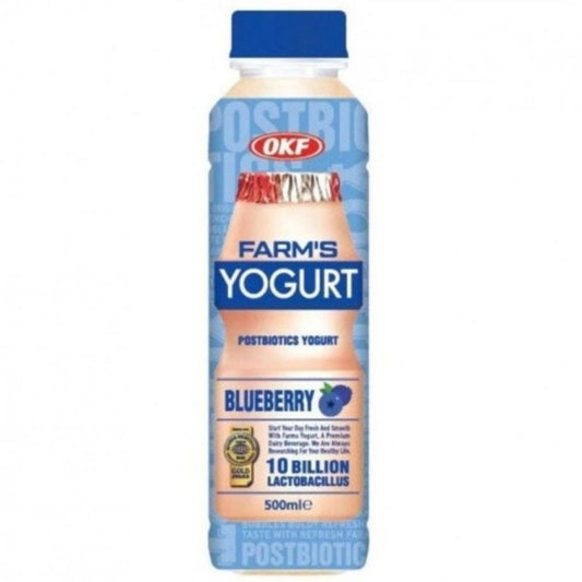 Refresco Farms Yogurt Blueberry 500ml Okf