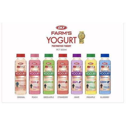Bebida Láctea OKF Farm's Yogurt Sabor Pêssego 500ml
