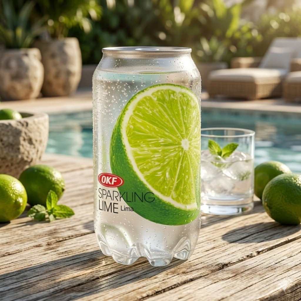 Refresco Sparkling Sabor Limão Lite 350ml OKF