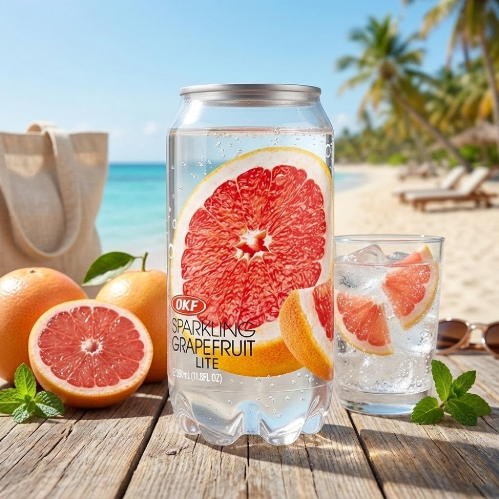 Refresco Sparkling Sabor Toranja Lite 350ml OKF