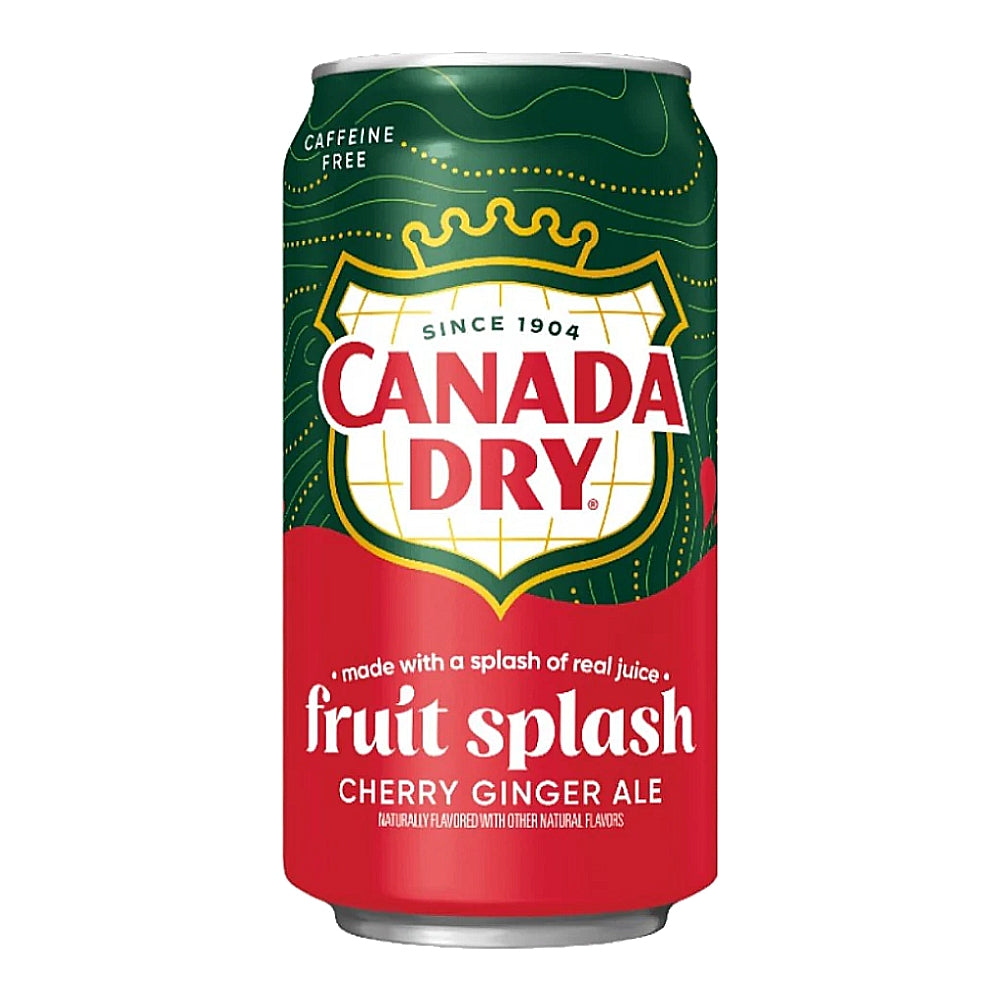 Refrigerante Fruit Splash Cherry Ginger Ale 355ml Canada Dry