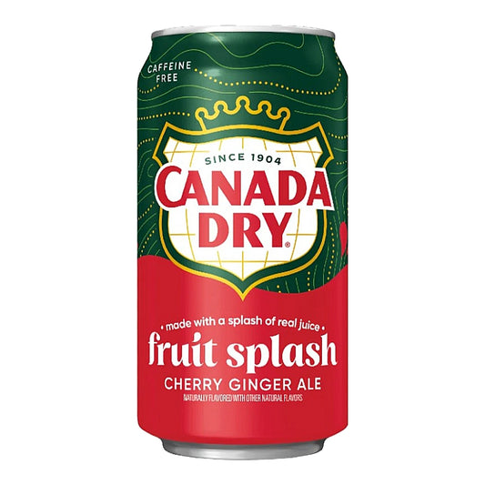 Refrigerante Fruit Splash Cherry Ginger Ale 355ml Canada Dry