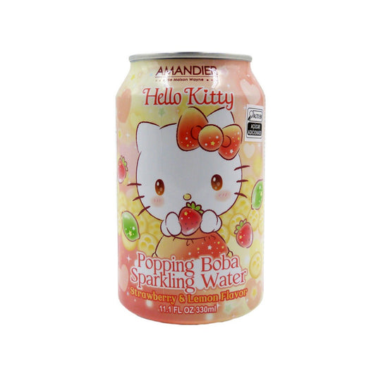 Refrigerante Sabor Morango e Limão Hello Kitty 330ml Amandier