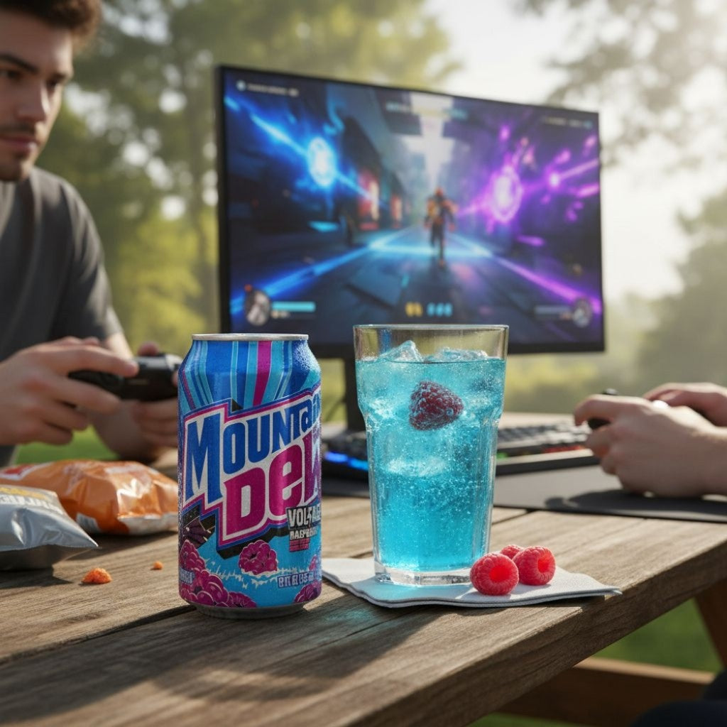 Refrigerante Mountain Dew Voltage Raspberry 355ml