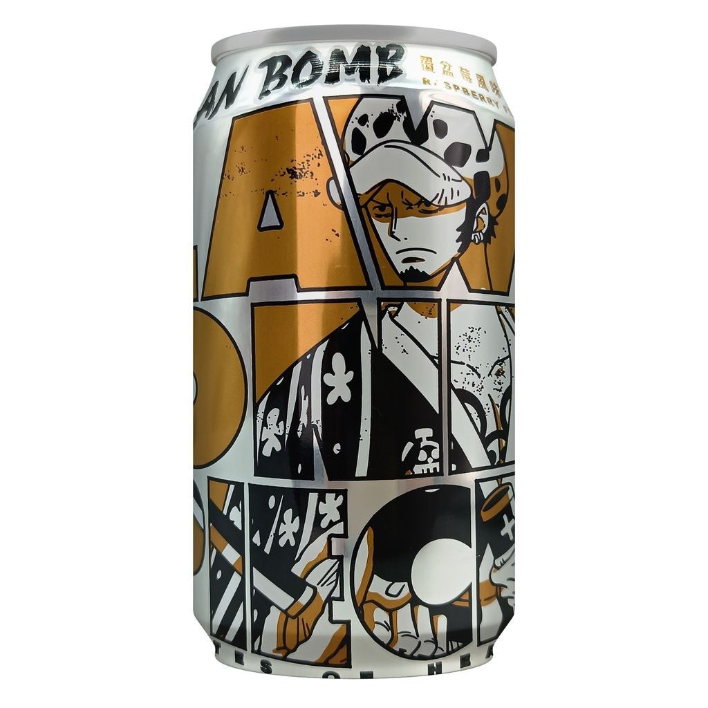 Refrigerante Sabor Framboesa Soda 330ml Ocean Bomb