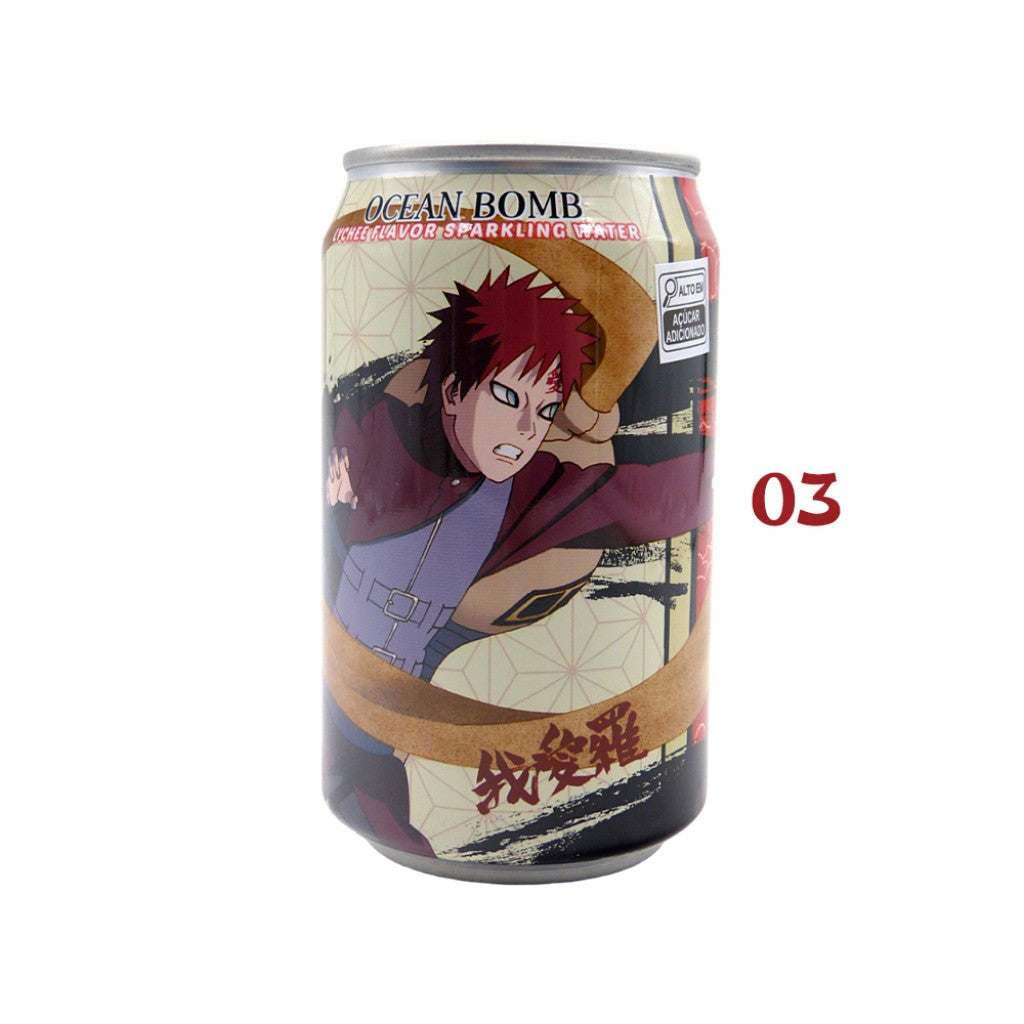 Refrigerante Sabor Lichia Naruto Shippuden 330ml Ocean Bomb