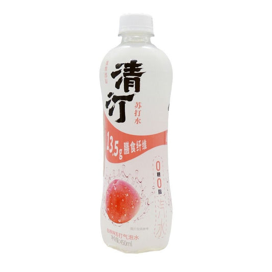 Refrigerante Sabor Pêssego 450ml Qing Ding