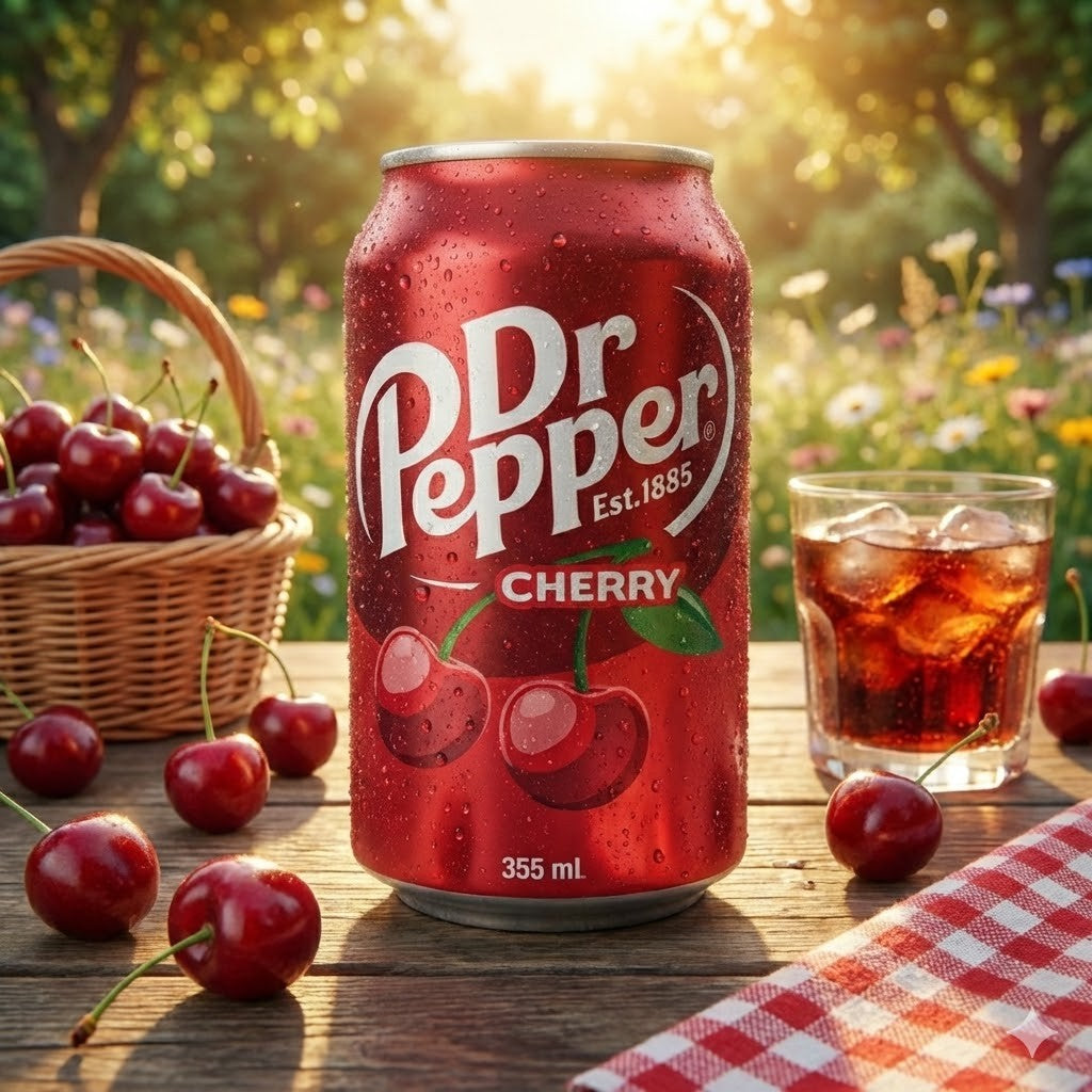 Refrigerante de Cereja 355ml Dr Pepper