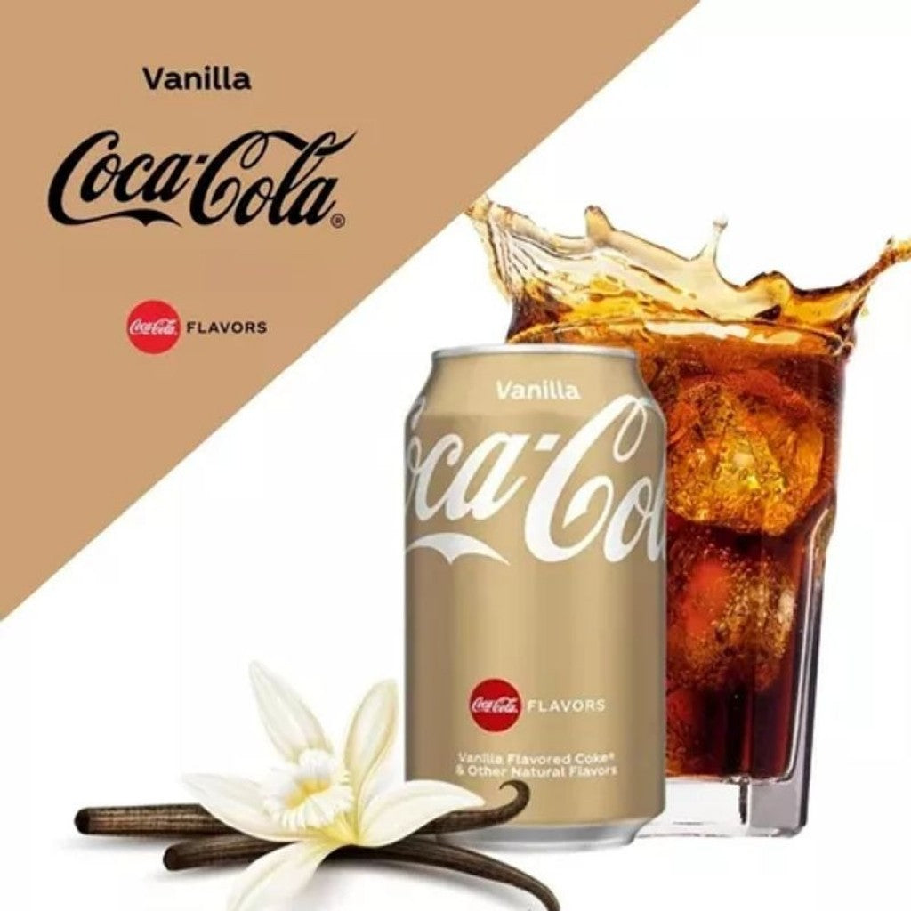Refrigerante de Cola e Baunilha Vanilla 355ml Coca-Cola