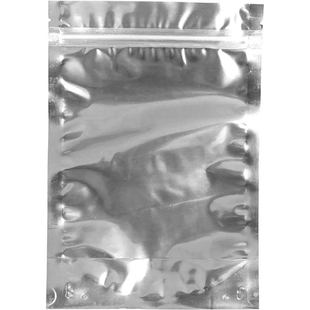 Saco Aluminio Ziplock 18x26cm com 4 Unidades