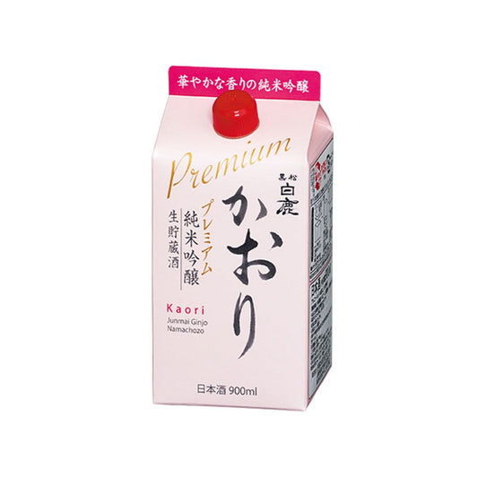 Sake Hakushika Junmai Ginjo Namachozo Kaori Pack 900mL