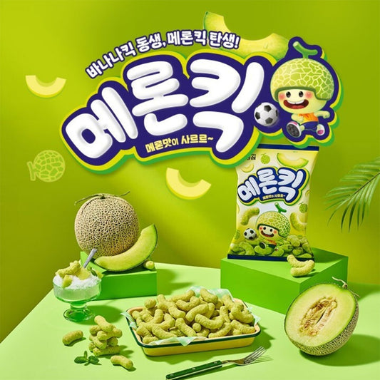 Salgadinho Sabor Melão Melon Kick 45g Nongshim