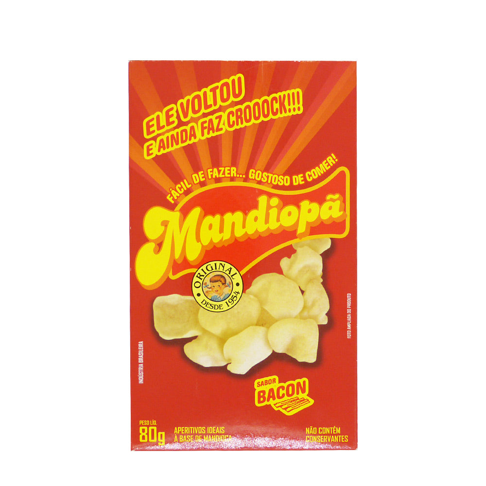Salgadinho Sabor Bacon 80g Mandiopã